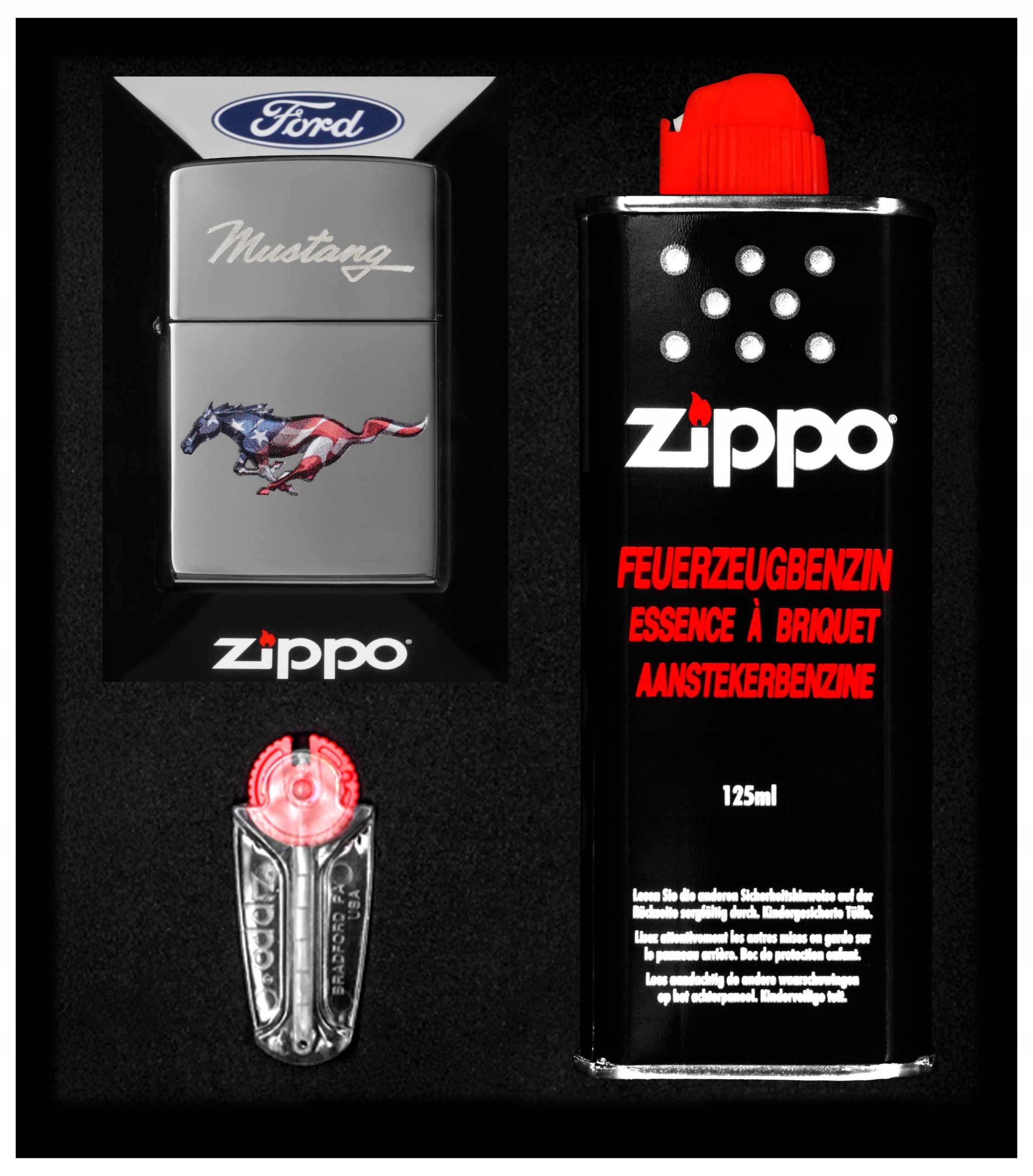 Sada Zippo Zapalovač Ford Dárková No1