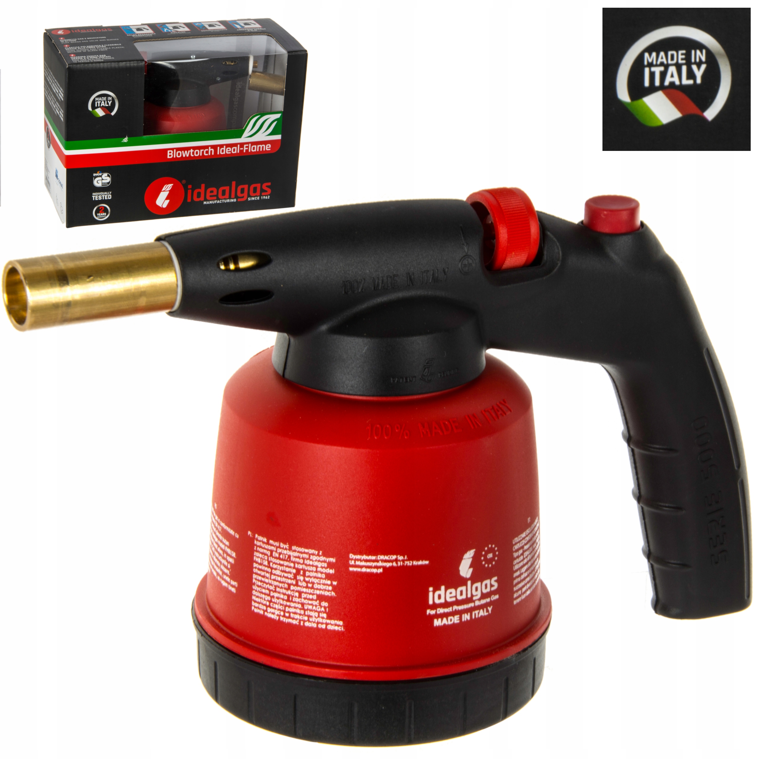 

Palnik gazowy lutownica plastikowa zapłon Idealgas