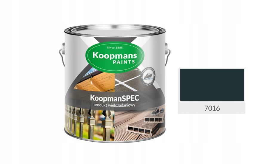 

KoopmanSPEC beton metal drewno Pcv 0,25 l Ral 7016