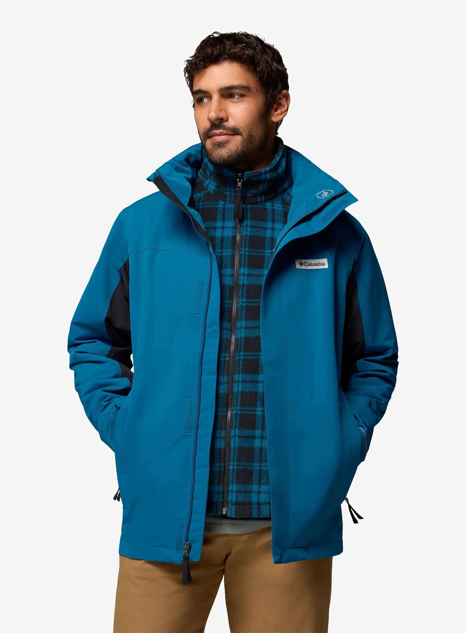 Kurtka 3w1 Columbia Bugaboo IV Fleece Interchange Jacket ph blue/black XL