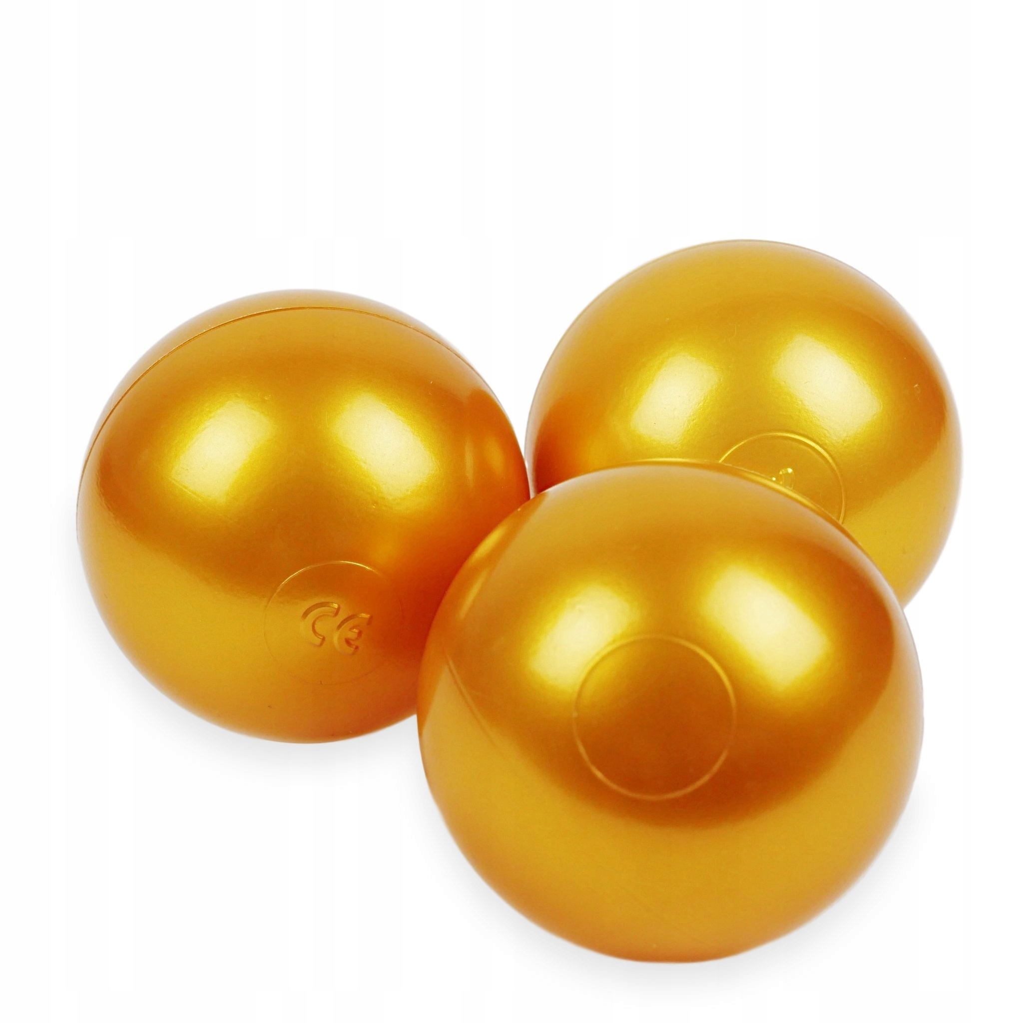 Шариковые шарики для сухого бассейна 7см 50 кусочков золота