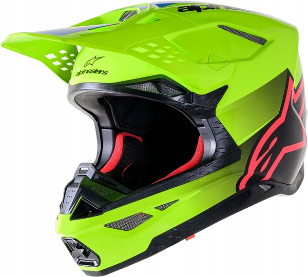 Prilba Alpinestars SM10 Supertech M10 Unit yellow/black L