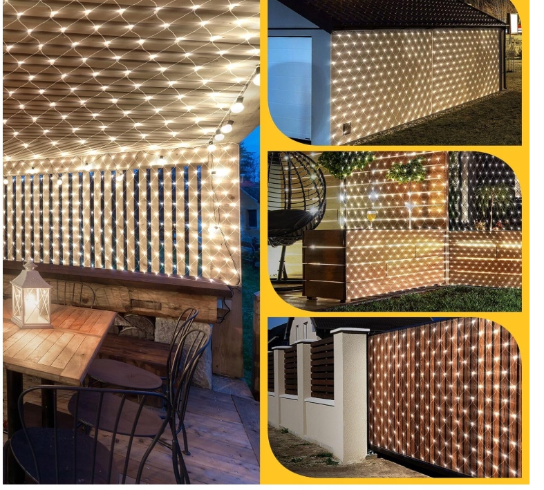 CORST Siatka Świateł Lampki Wodoodporne Girlanda Ozdobna 6x2M 300 LED — miniatura 8