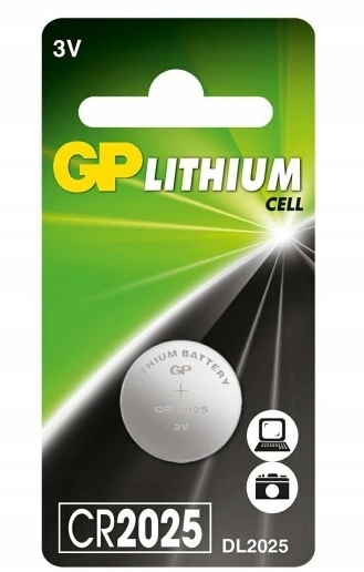 

Gp, Bateria litowa CR2025
