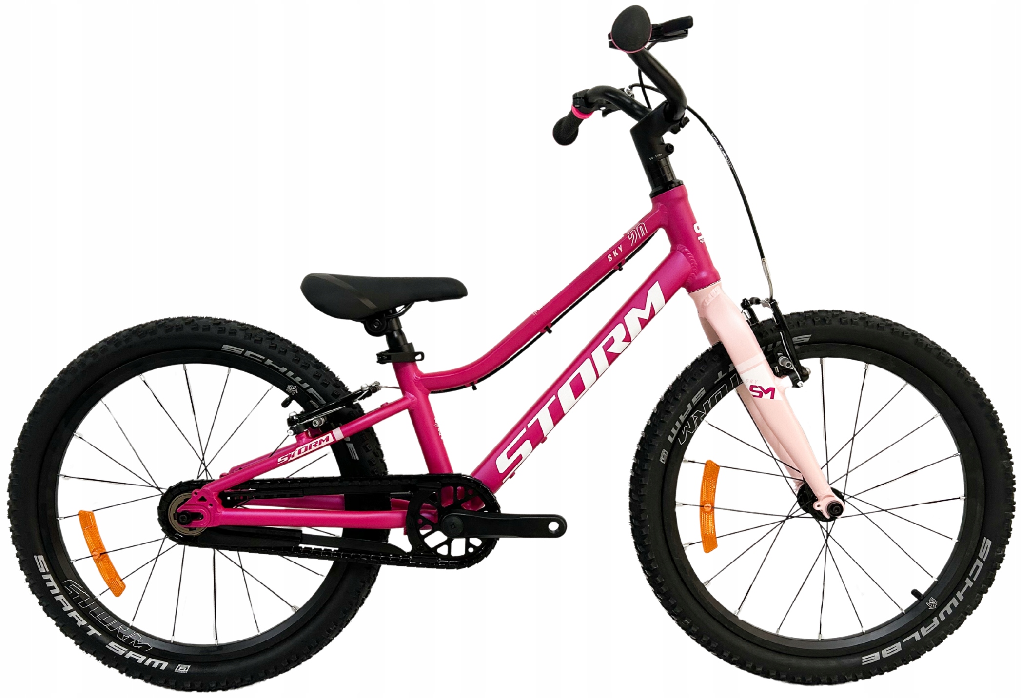 Rower Dziecięcy 20 cali Storm Sky Light ultra lekki 7,1 Kg różowy
