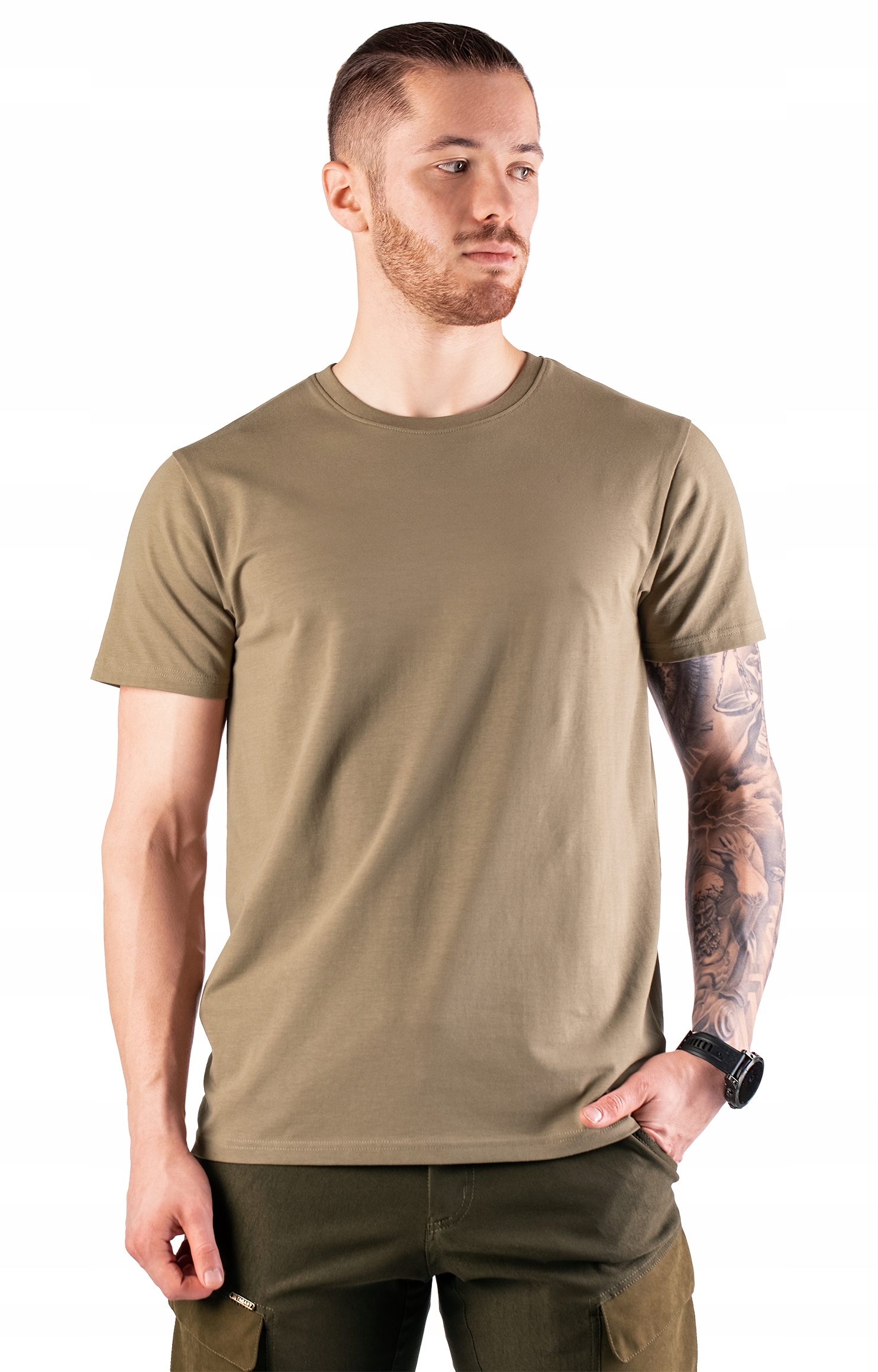 Tagart T-Shirt Fnt Beige 2XL