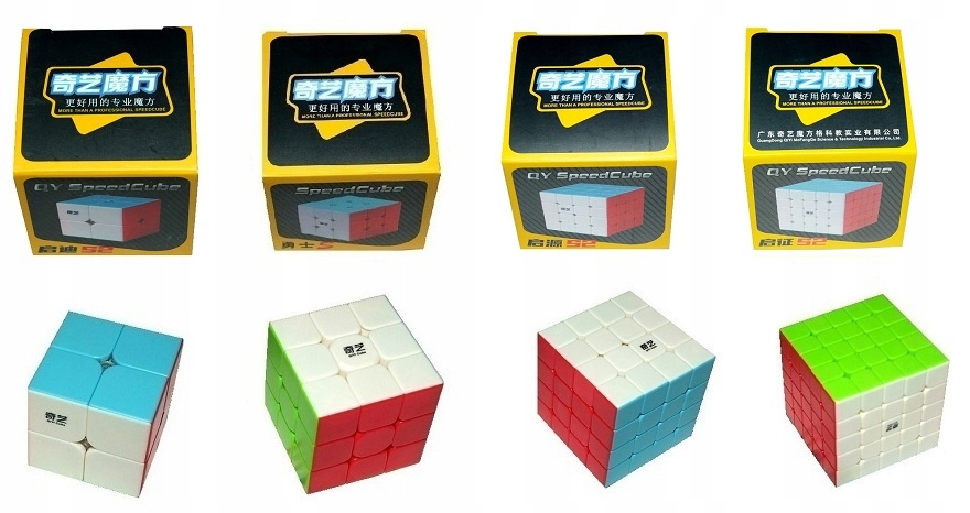 

Zestaw Kostek QiYi Mofangge: 2x2 + 3x3 + 4x4 + 5x5