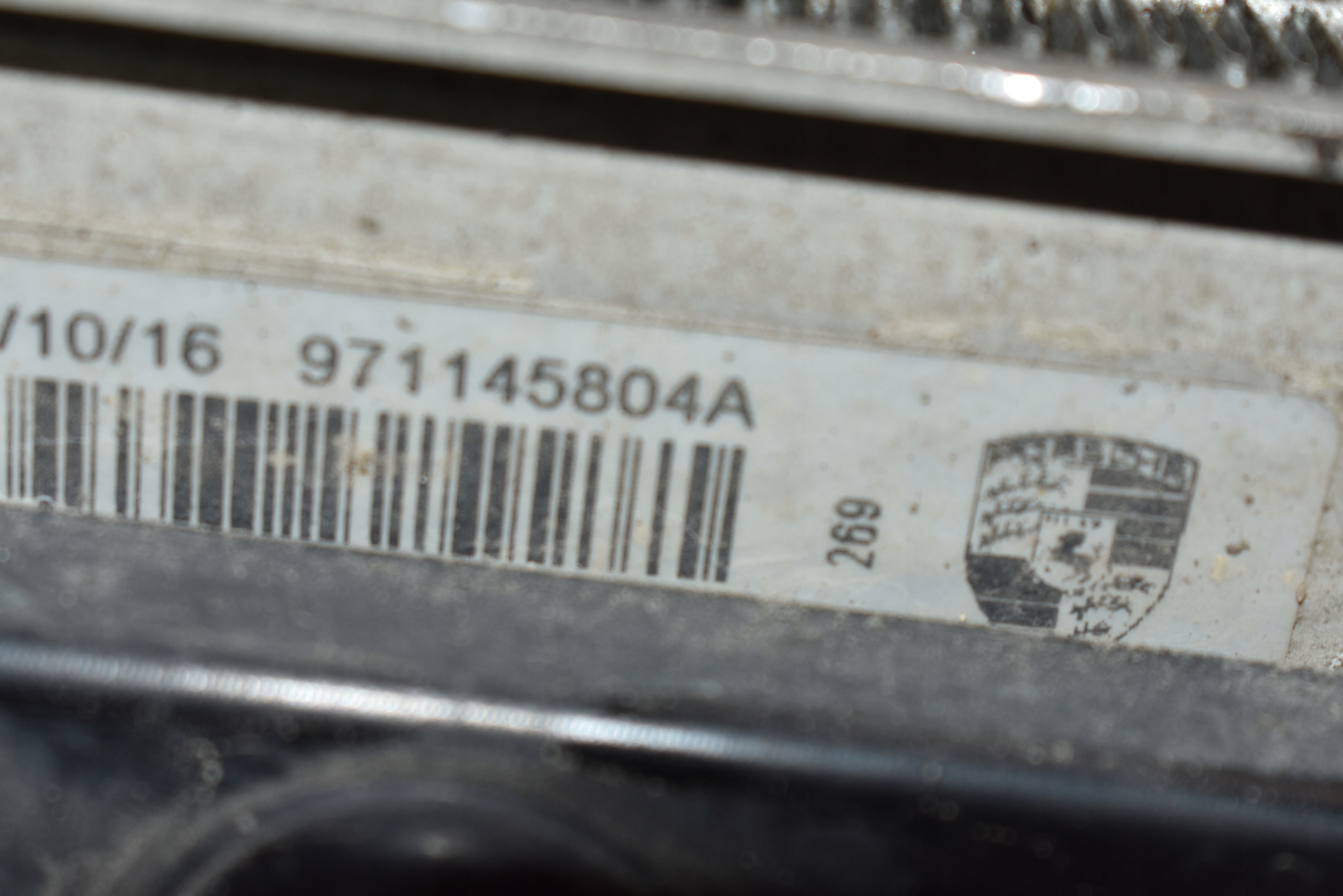 IDEALNY intercooler radiator right PORSCHE PANAMERA 971 4.0 D 1