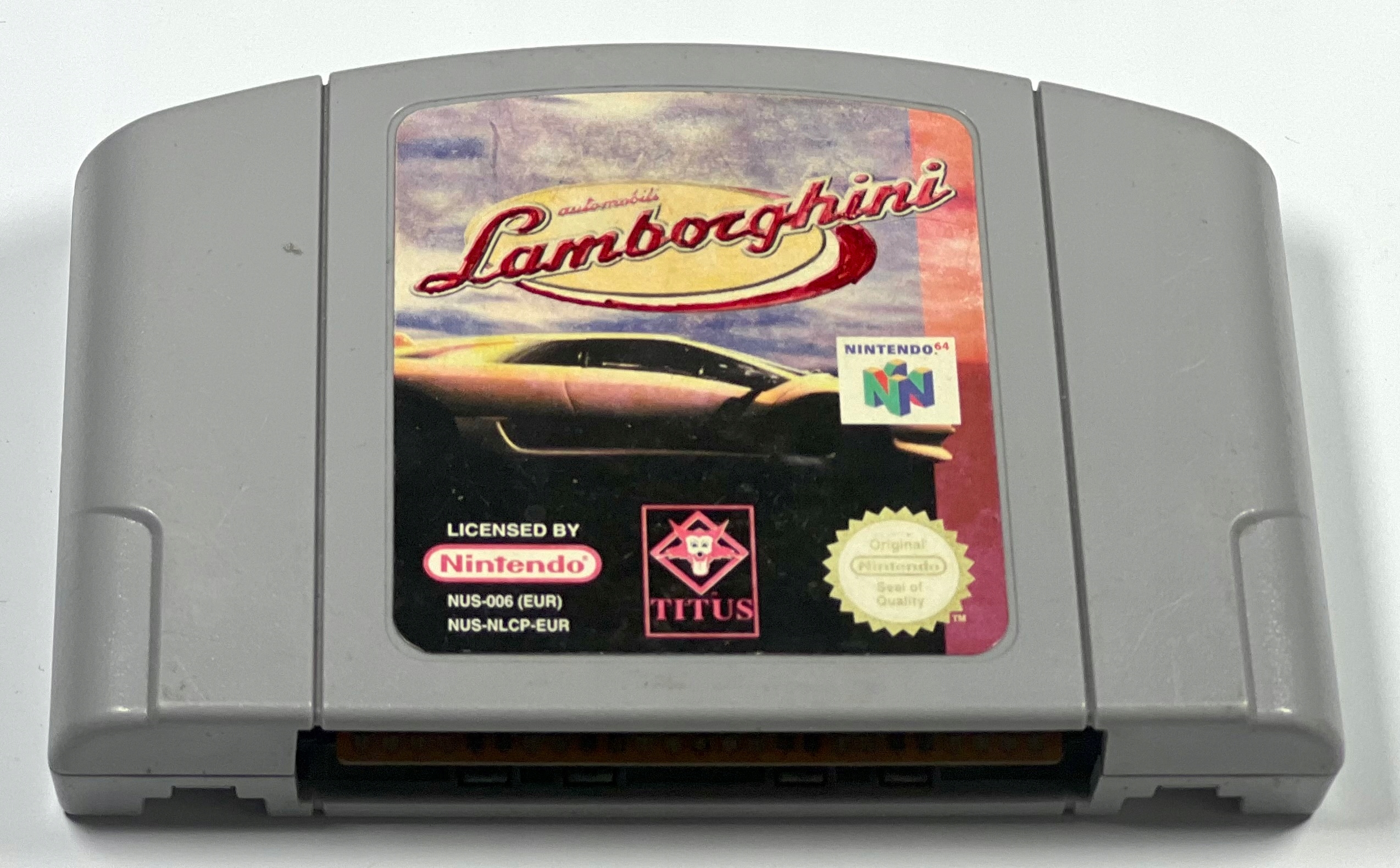 Lamborghini Nintendo 64 pudełkowa