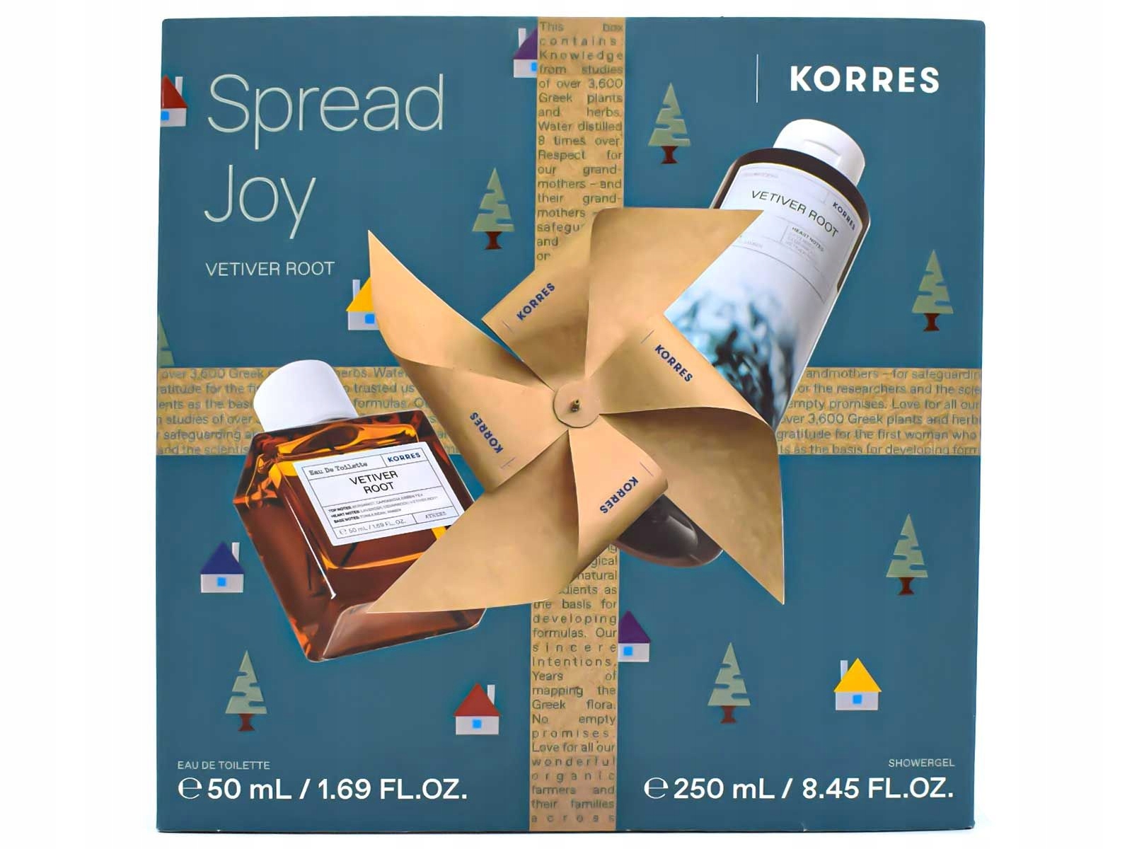 Korres Sada toaletní voda pro muže 50 ml sprchový gel