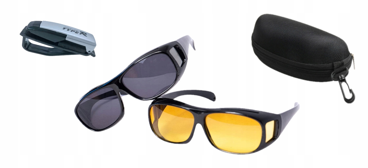 

Okulary Dla Kierowców 2 Szt Etui i Klips