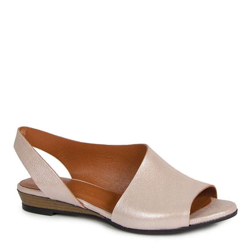 Boccato 167.590 Pudrové Kožené Sandály 39