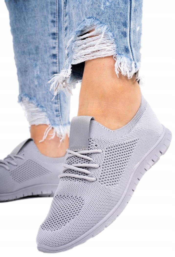 

Szare buty sportowe damskie Ruun 37