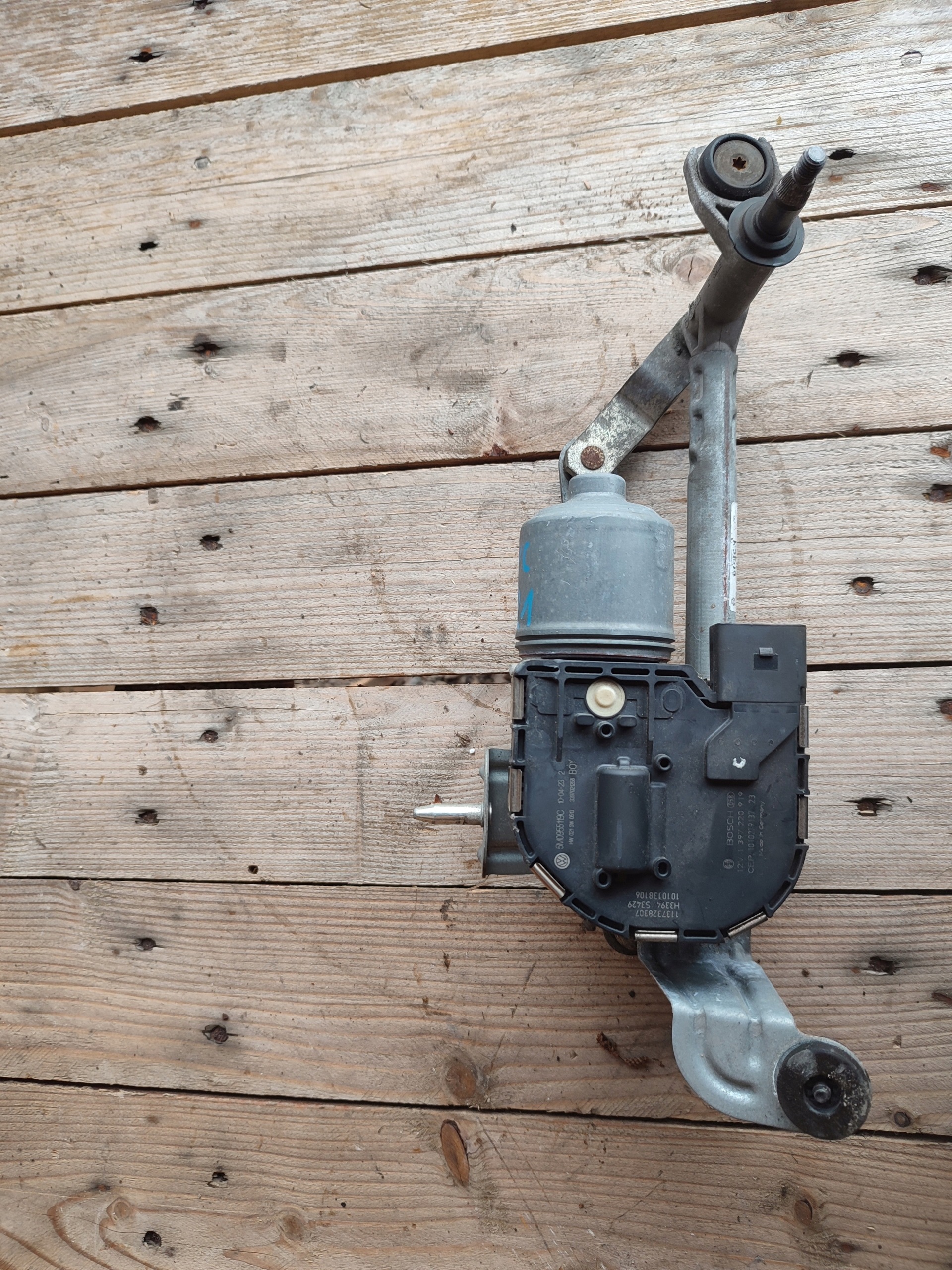 mini motor wiper mechanism front left VW GOLF plus 5M0955119C