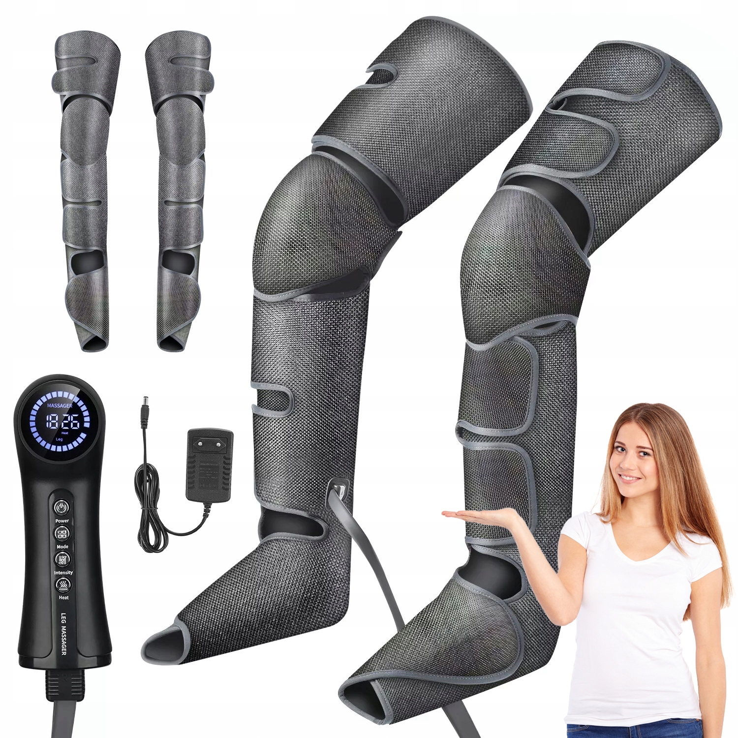 Masażer Presoterapia – Relaksujący Masaż Nóg Drenaż Limfatyczny