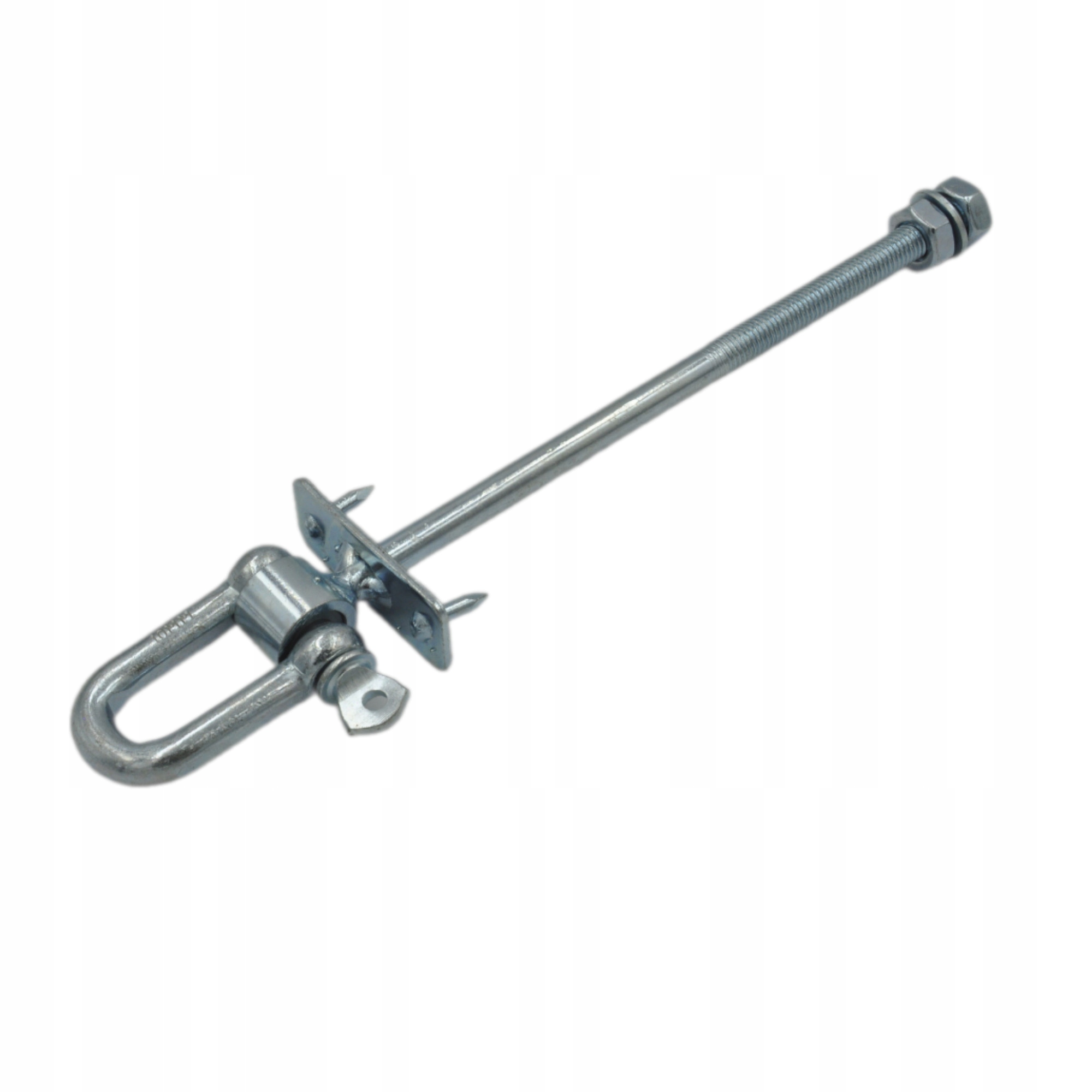 HAK HUŚTAWKOWY 10 x 200 mm Z SZEKLĄ I BOLCAMI