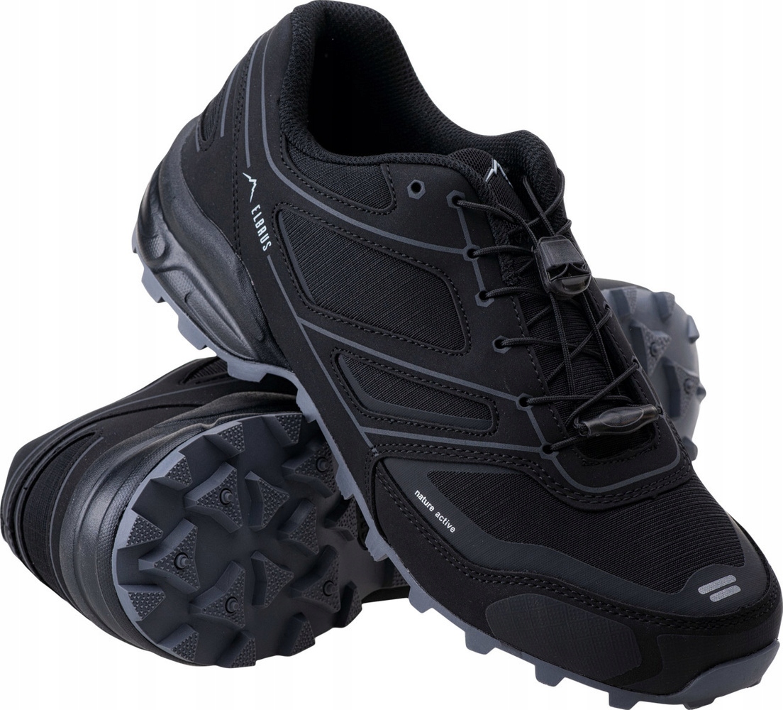 Pánské Turistické Trekové Boty Softshell Elbrus Denov Černé, velikost 44