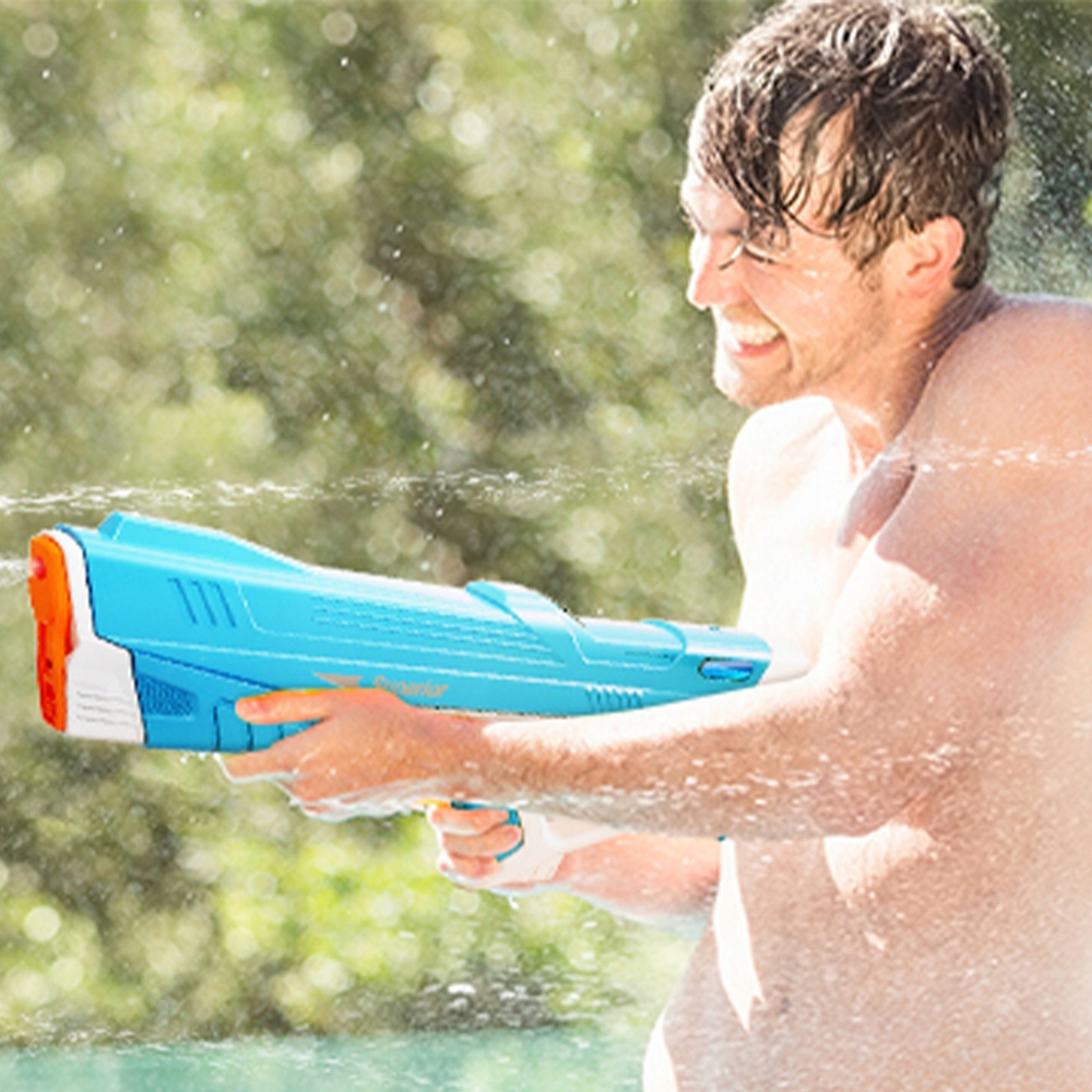 ELEKTRYCZNY PISTOLET NA WODĘ AUTOMATYCZNA ODSYSANIA WODY LETNIA ZABAWKA Wiek dziecka 3 lata +