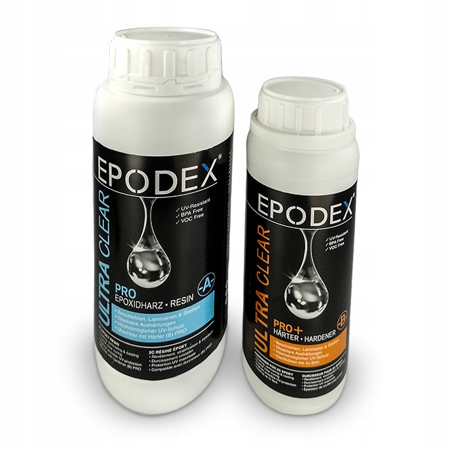 

Żywica Epoksydowa Krystaliczna Do 5 CM Epodex Pro+