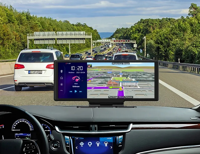 RADIO STACJA MULTIMEDIALNA MONITOR ANDROID AUTO APPLE CARPLAY DVR 2 KAMERY Szerokość produktu 23.9 cm