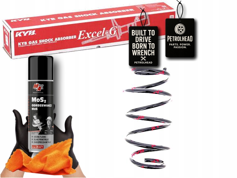 Pružina Zavěšení Přední L/p Nissan Qashqai I 1.5D #Petrolhead Pro+ Kit1