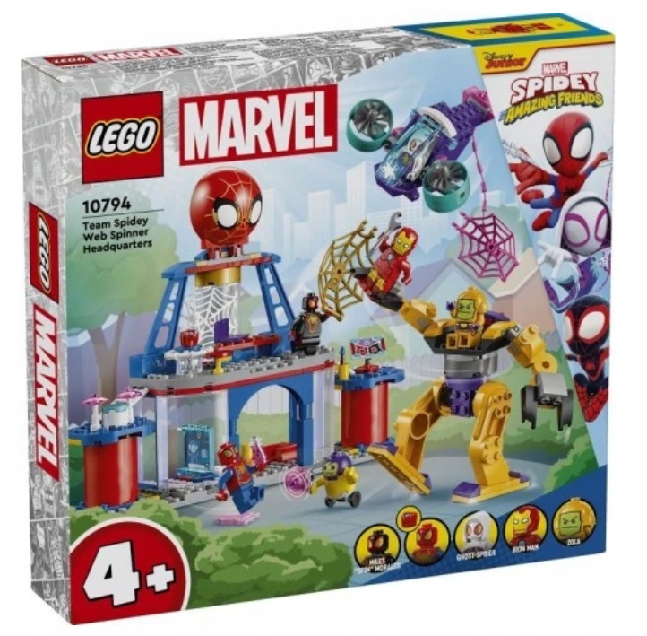 Lego 10794 Heroes Marvel – Hlavní Sídlo Pavoučího Týmu