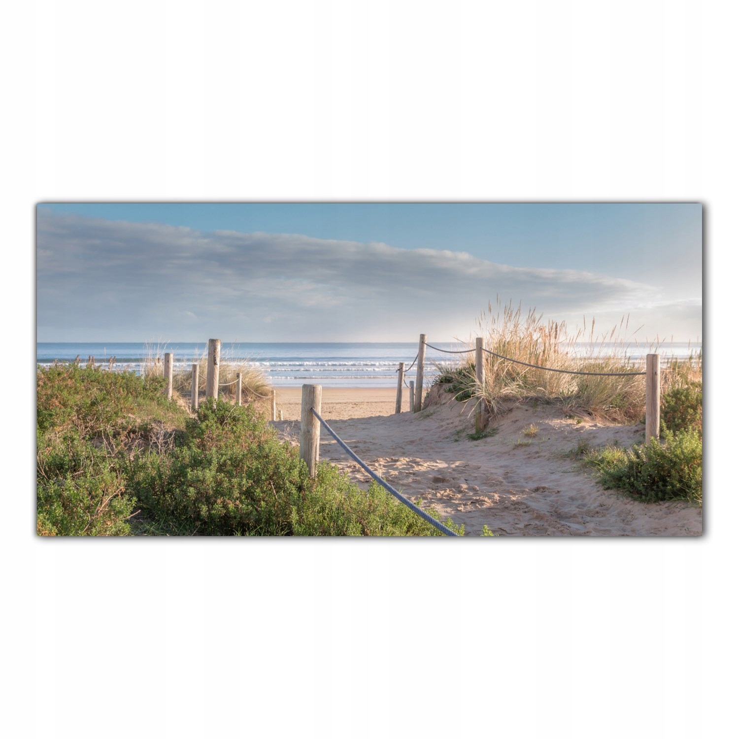 

Hartowany Obraz Szklany Atlantyk Plaża Woda 100x50