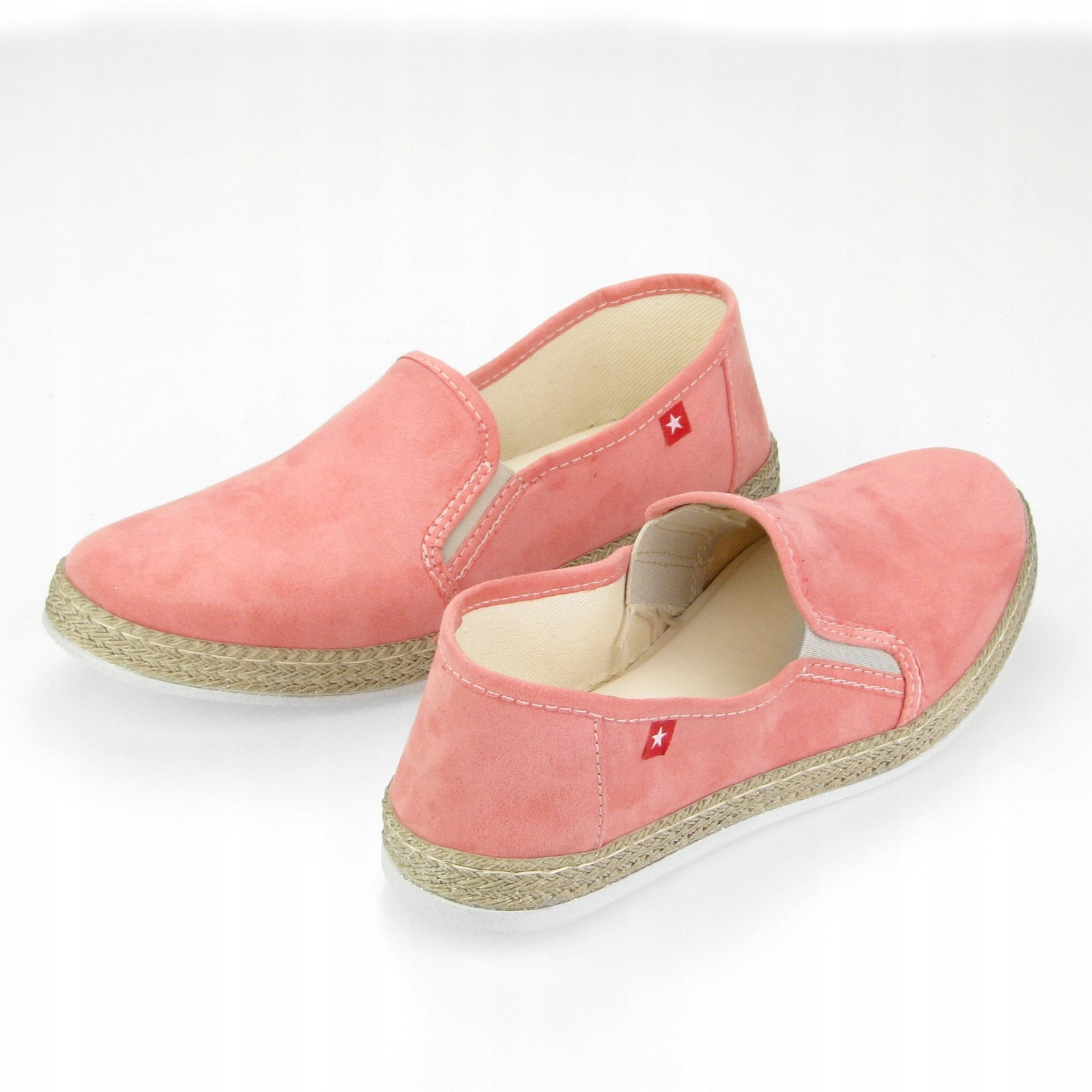 ESPADRYLE damskie BIG STAR skórzane JJ276002 37 Zapięcie wsuwane