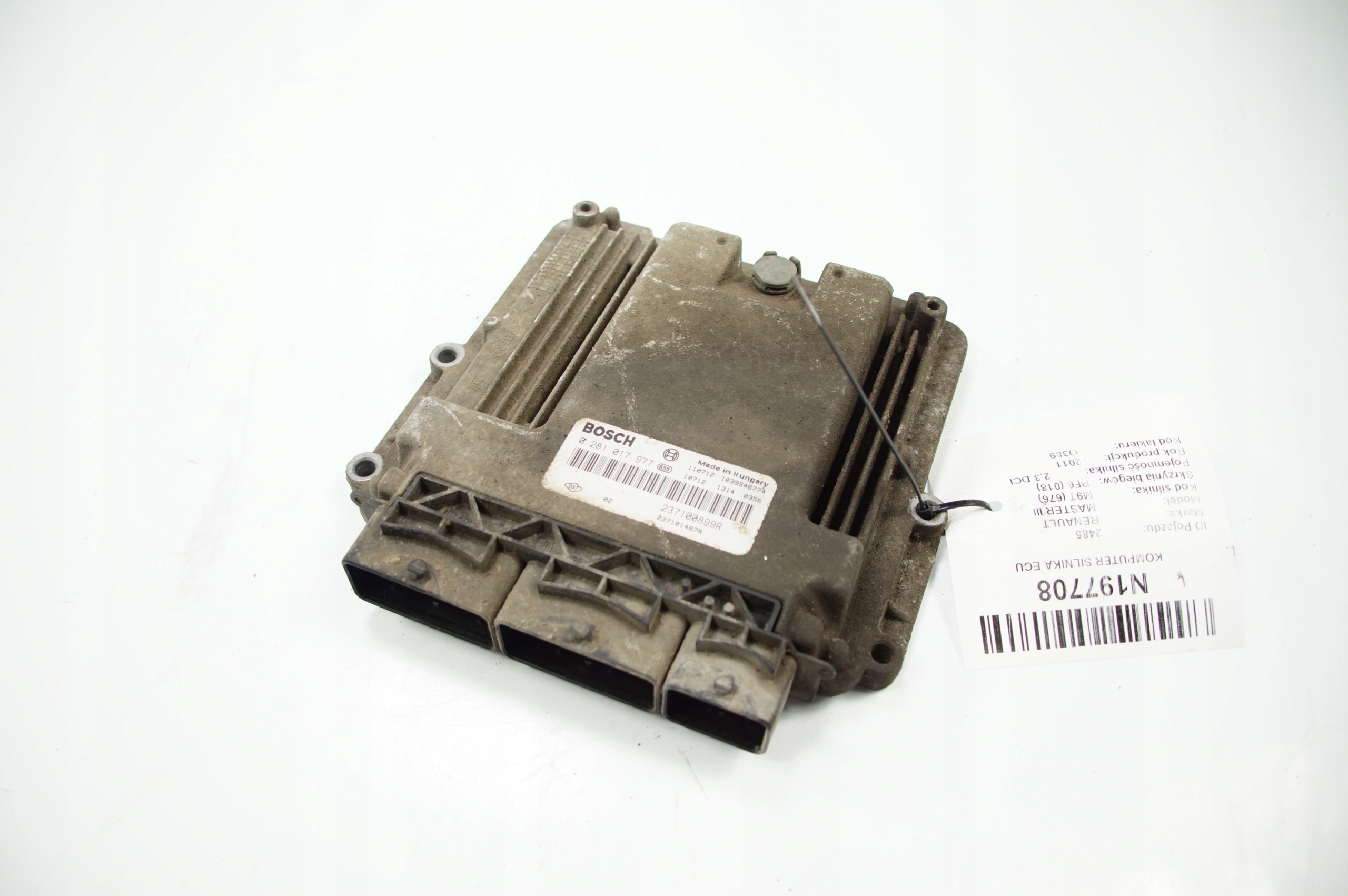 computer motore ECU 237100899R RENAULT MASTER III