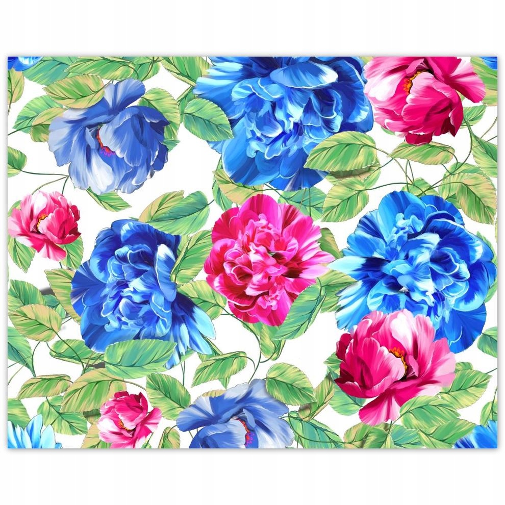 

Plakat 50x40 Kolorowe kwiatki Kwiaty