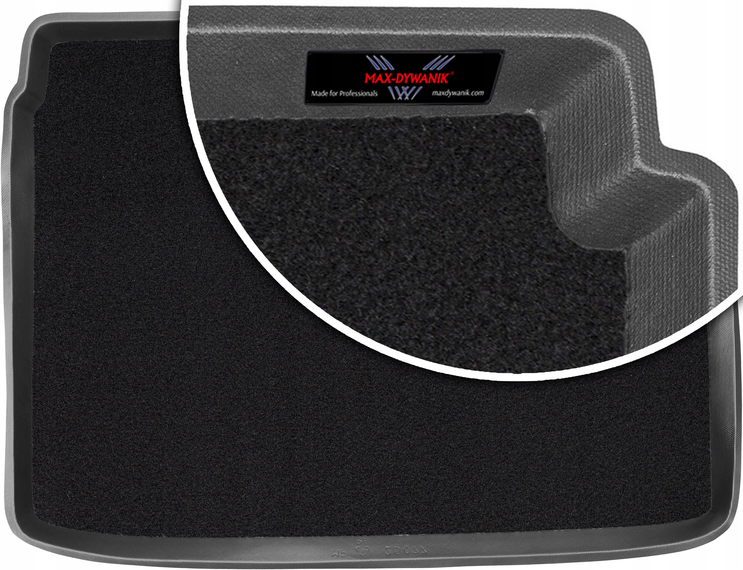 Renault Kadjar Crossover 2015- Koberec do zavazadlového prostoru s velurovou podložkou