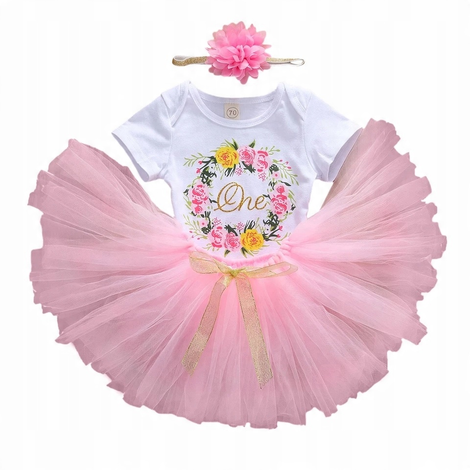 

Ubranko na roczek urodziny spódniczka Tutu body 80