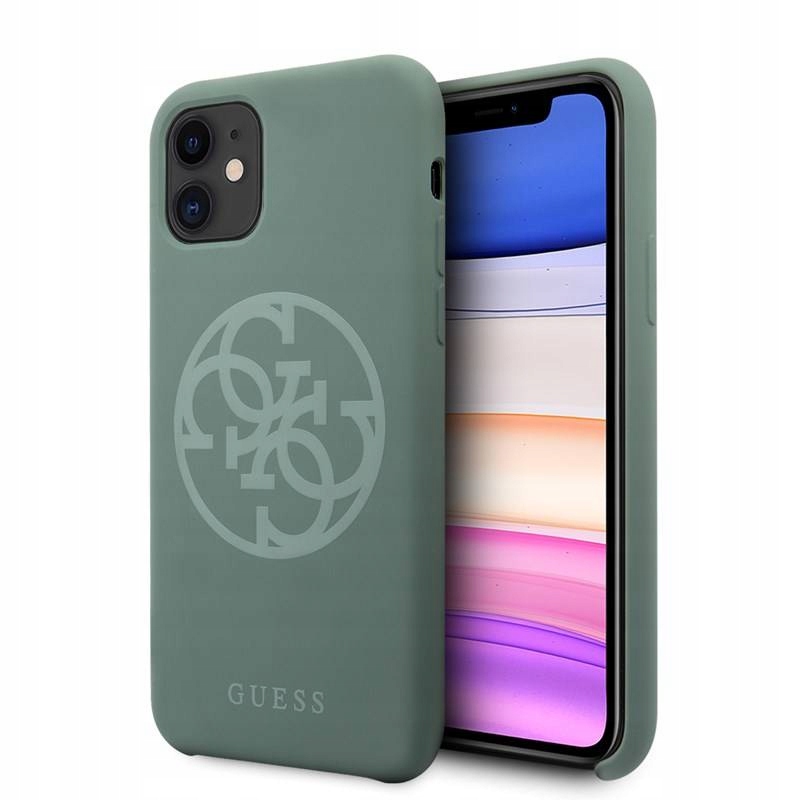 

Etui Guess do iPhone 11 Silicone 4G Tone On Tone
