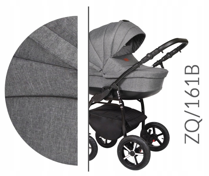 WÓZEK DZIECIĘCY BABY MERC ZIPY Q 3W1 Waga wózka 12 kg