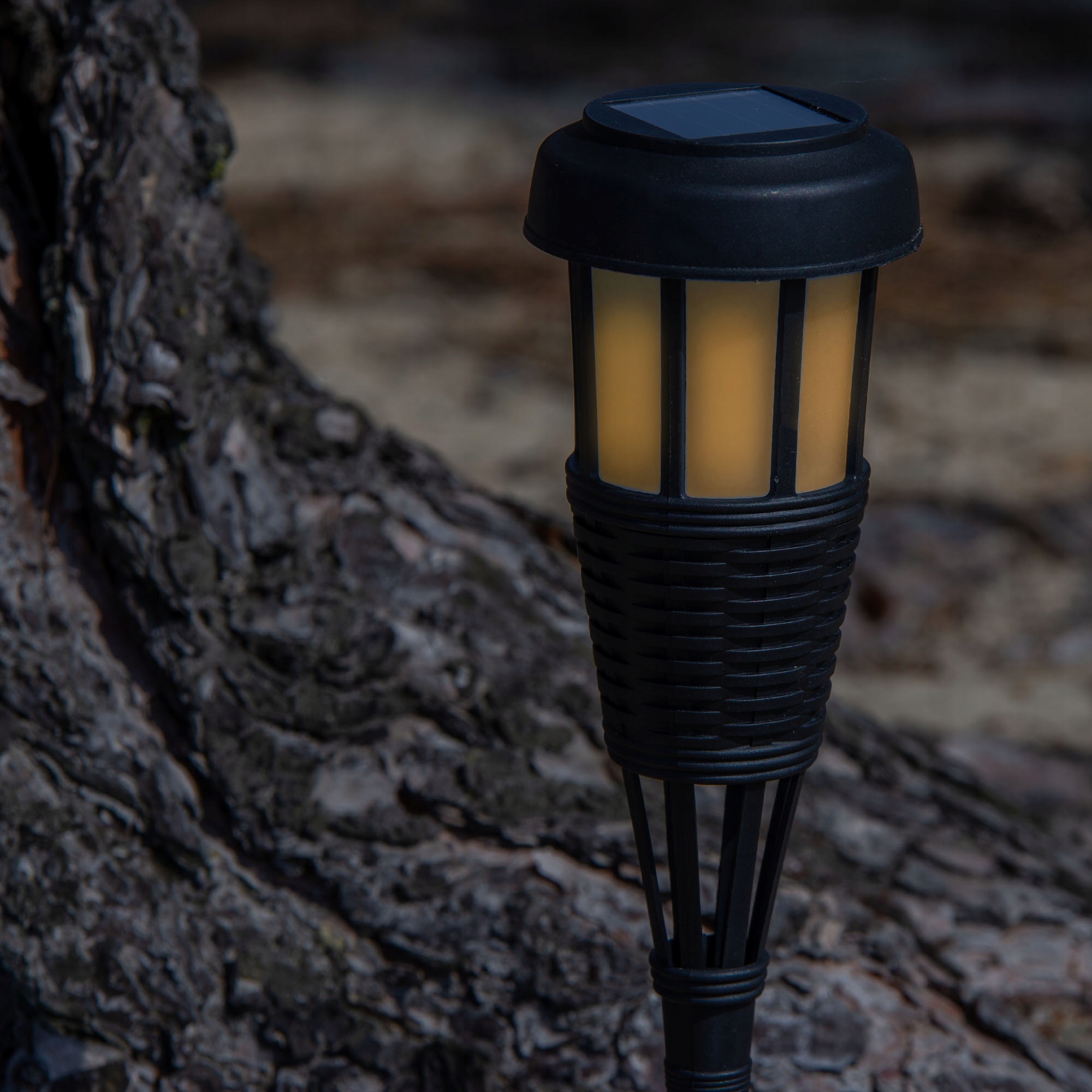 LAMPA SOLARNA OGRODOWA DO OGRODU LED ZEWNĘTRZNA WBIJANA SŁUPEK 50X7 CM Marka ProGarden