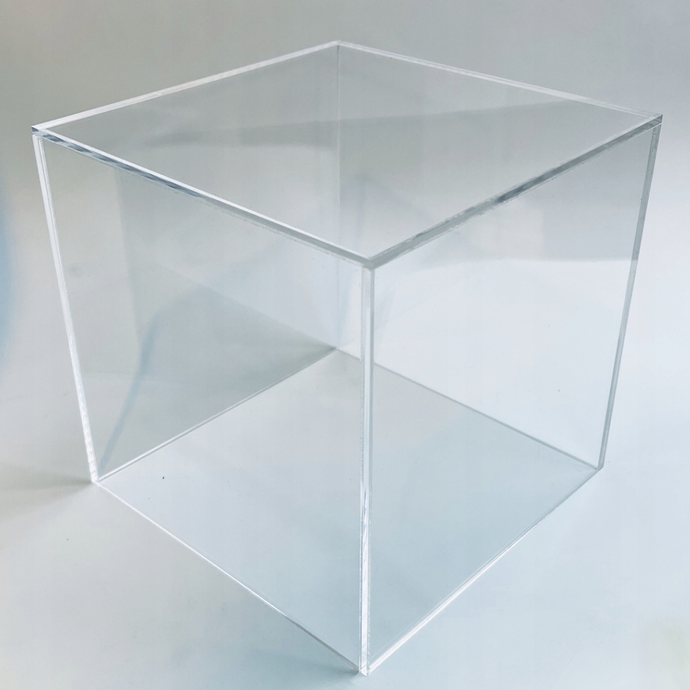 Pojemnik kostka Kubik z plexi pleksi 4mm - 25x25x25 cm Marka Dobmax