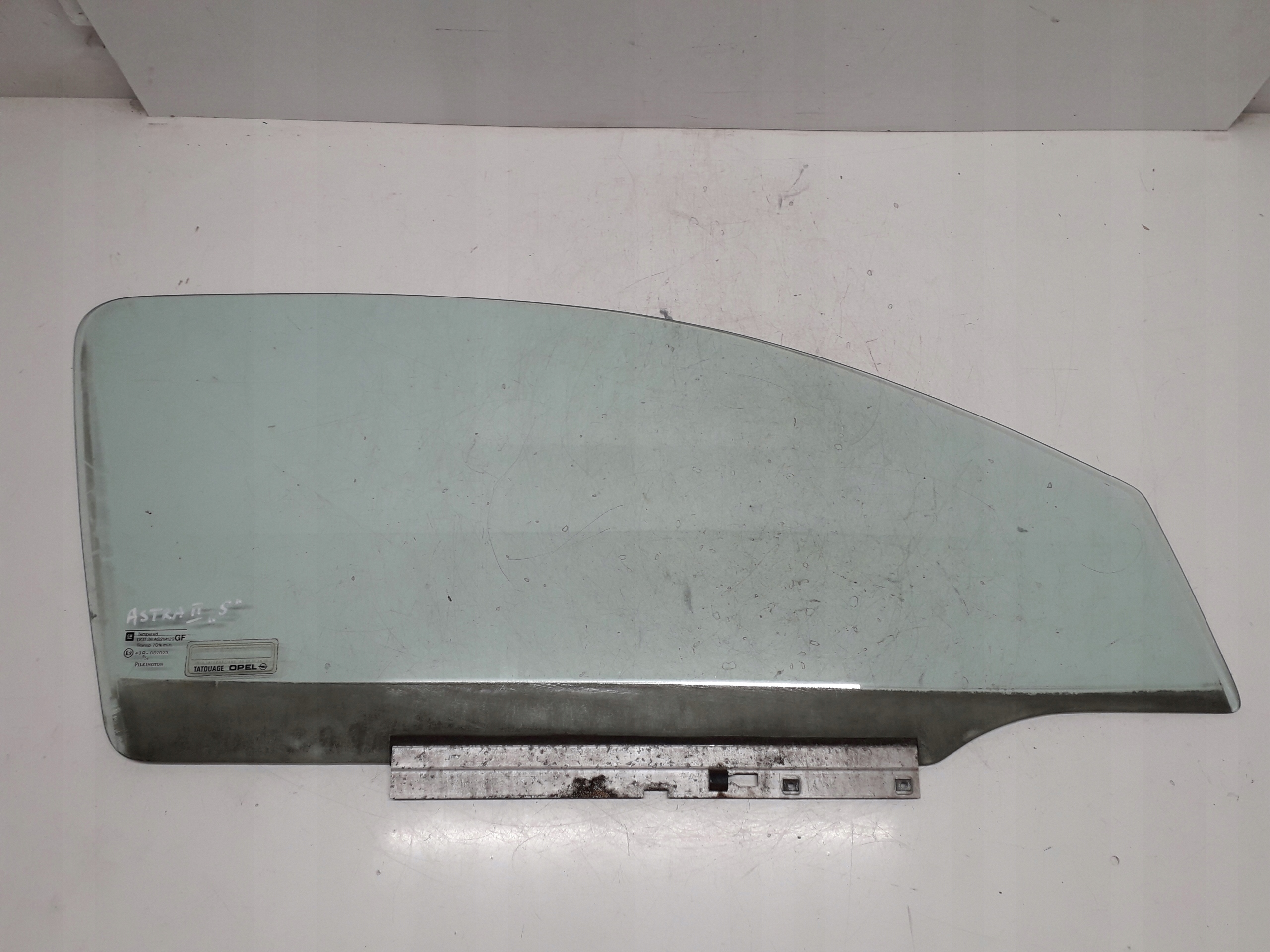 OPEL ASTRA G 2 II 3D 98-09 SZYBA PRAWA PRZEDNIA - 3 DRZWIOWA ...0