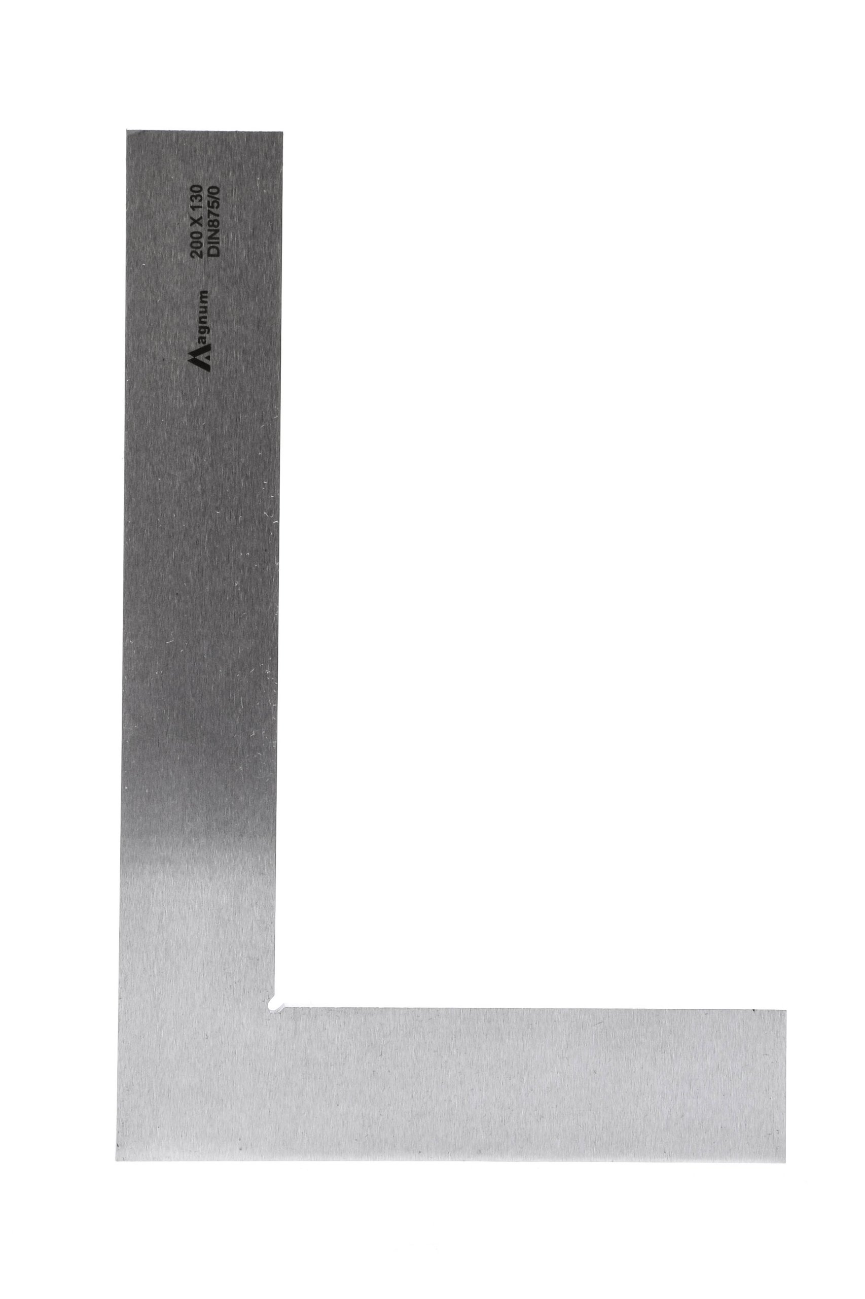 KĄTOWNIK PŁASKI 200 x 130 MM MAGNUM DIN 875/0 Waga produktu z opakowaniem jednostkowym 0.49 kg