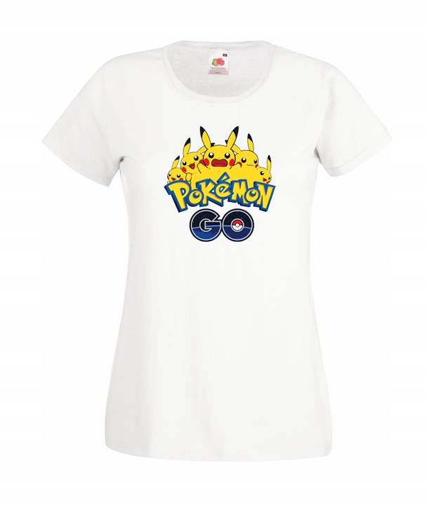 

L Koszulka Damska Pokemon Go Pikachu Pokeball