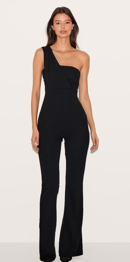 Prettylittlething комбинезон / onesie черный