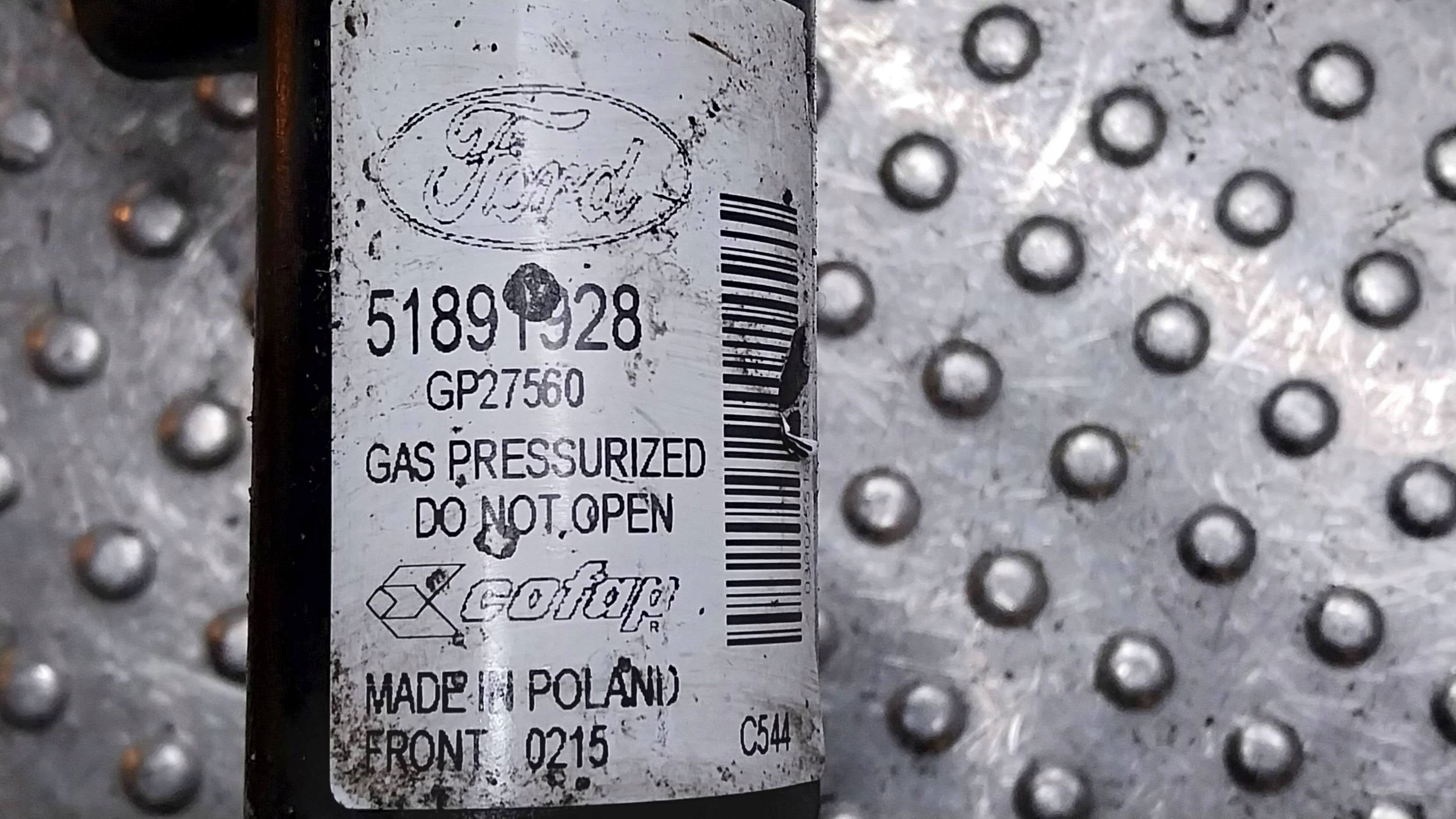 shock absorber left front 51891928 FORD KA MK2 2008