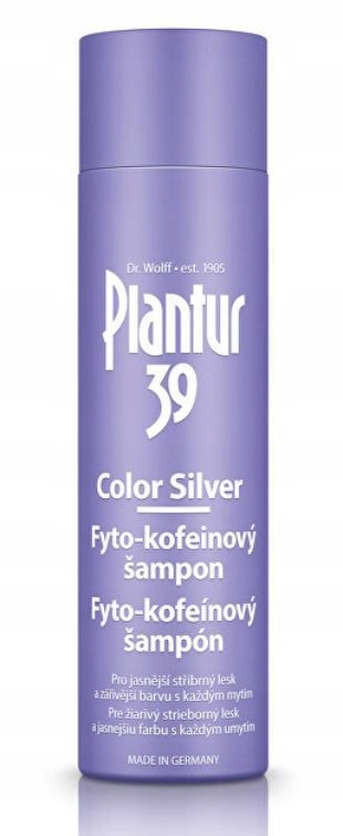Plantur Phyto-kofeinový Šampon Color Stříbrný Neutralizující Žluté Tóny Objem