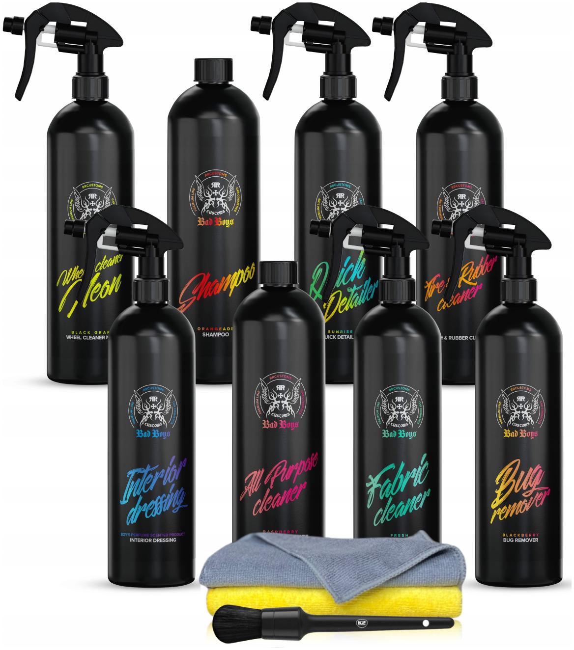 RR Customs RRC Bad Boys Mega Zestaw Kosmetyków Do Auta Detailing Prezent
