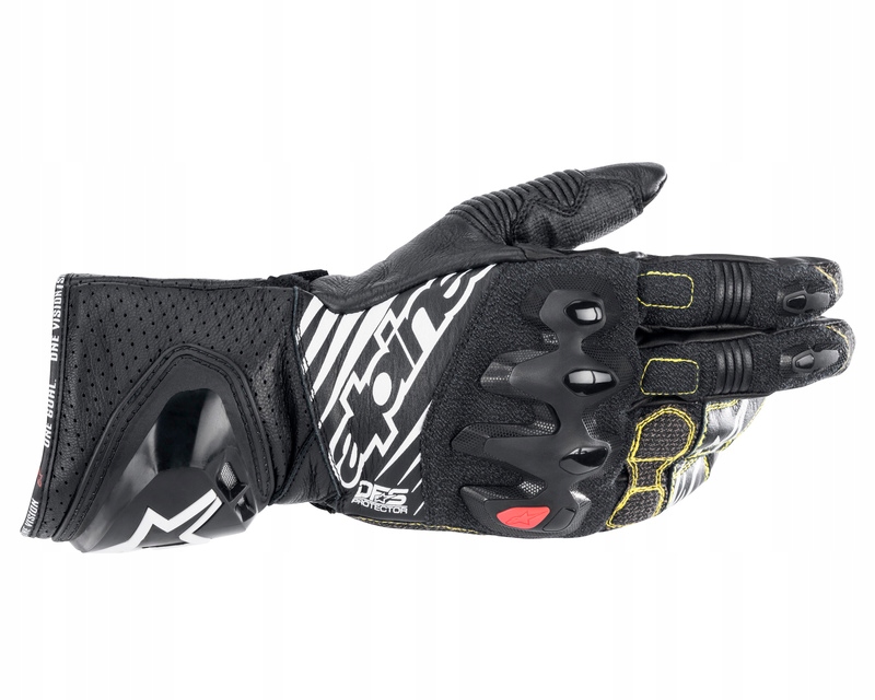 Motocyklové Rukavice Alpinestars Gp-tech V2 Black/white 2XL 3556622-12-XXL