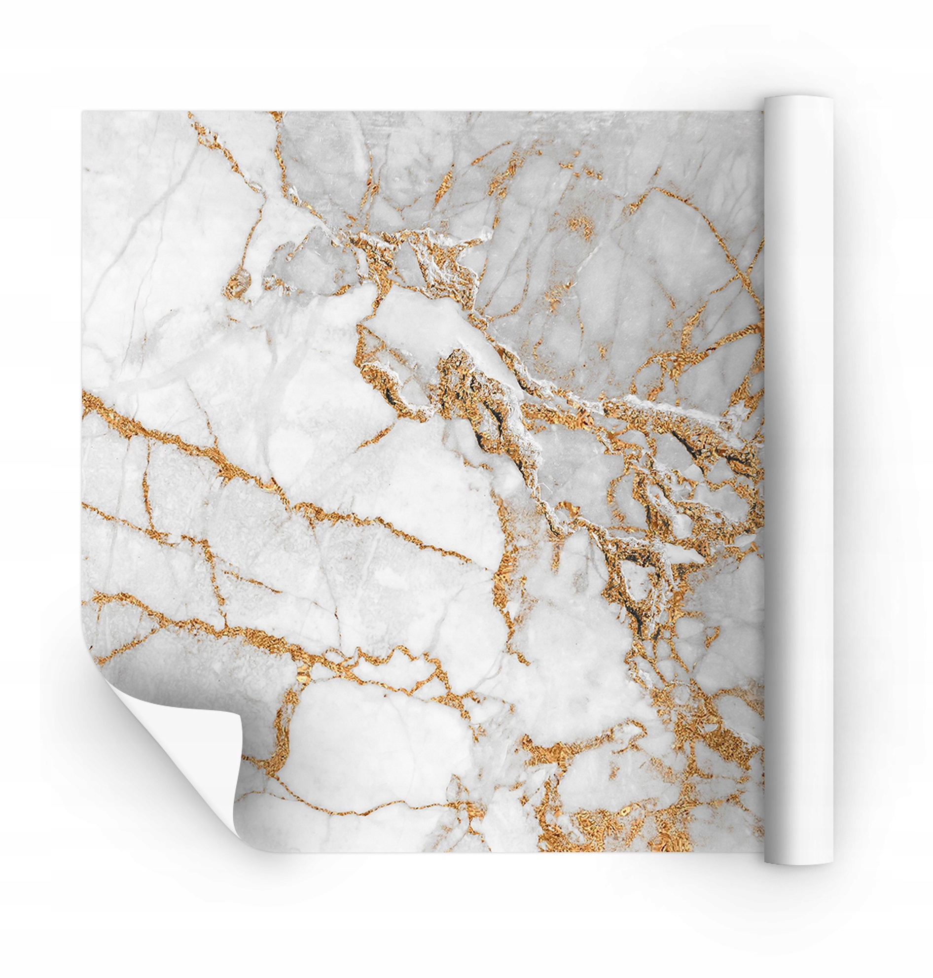 

Fototapeta na wymiar Marmur Złote Pasy Kamień Fliz