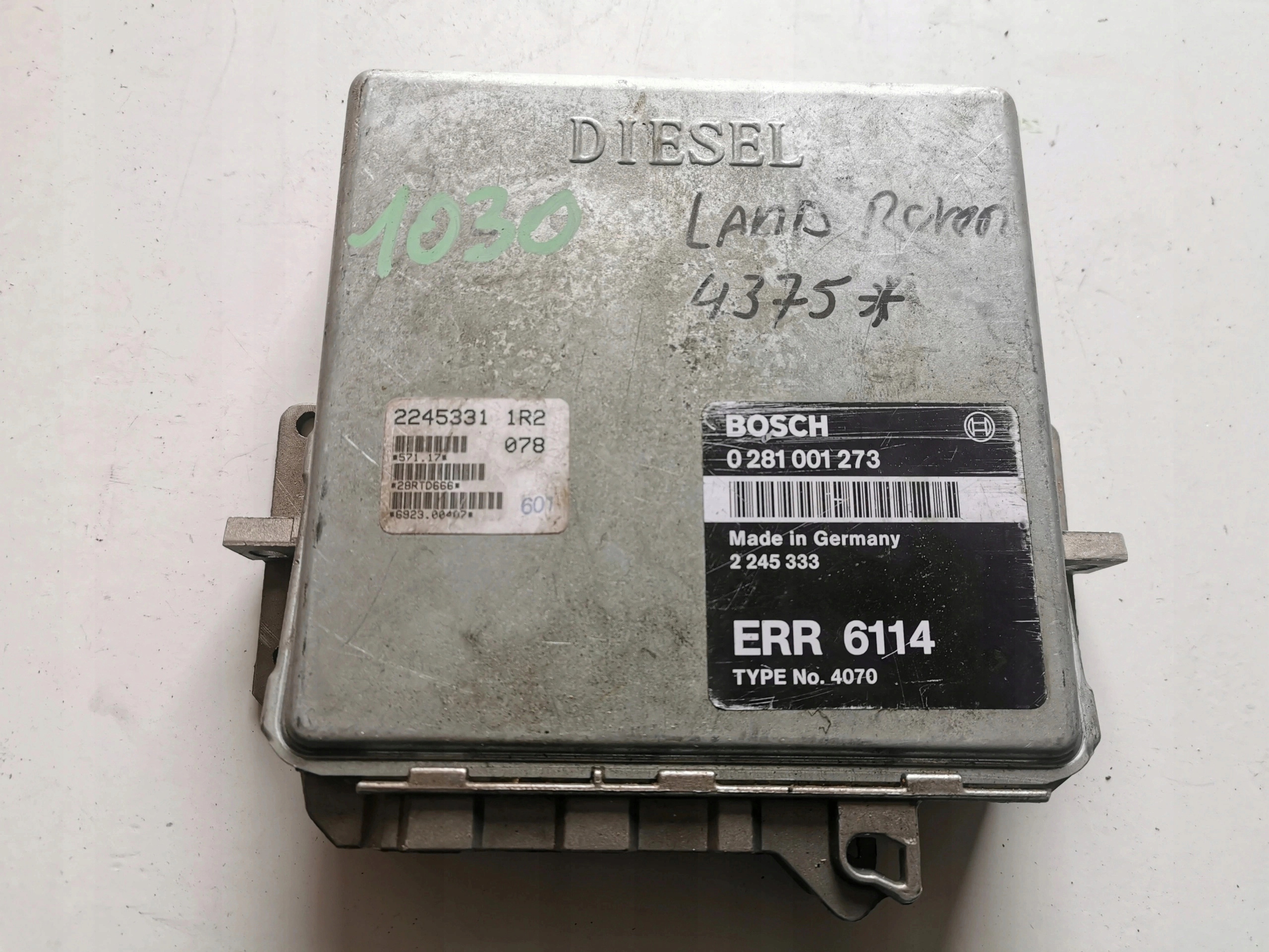 LAND ROVER RANGE 2.4B 0281001273 2245333 computer