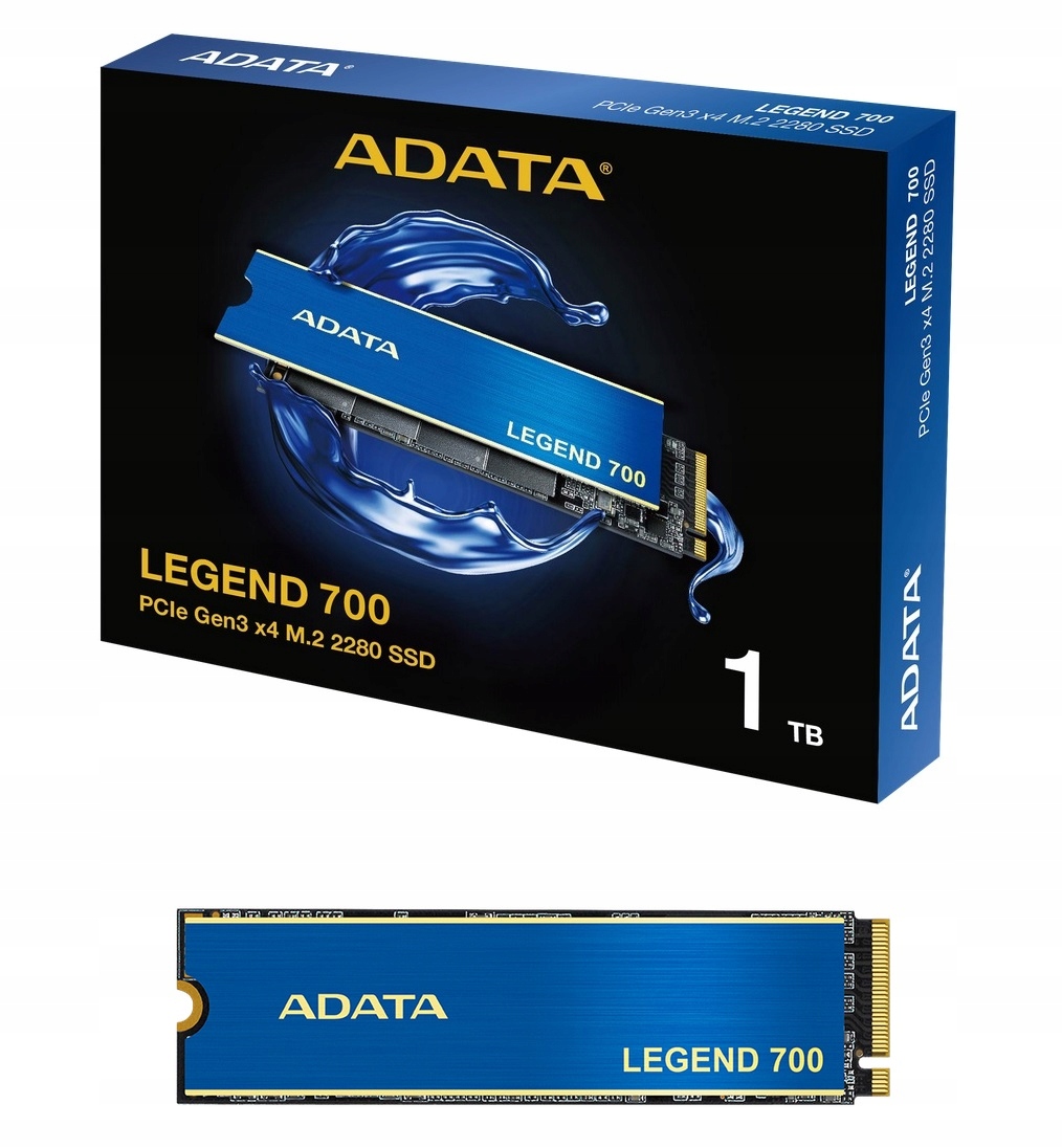 Adata Dysk Ssd Legend 700 1TB PCIe 3x4 M.2 2280 Smart Trim Ncq NVMe
