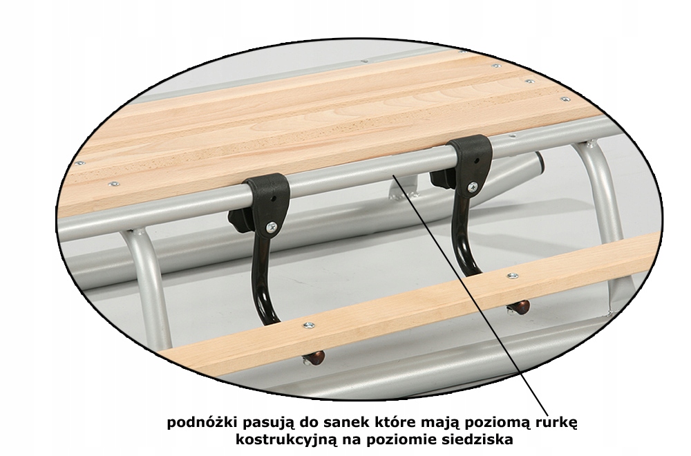 

Uniwersalne Podnóżki do sanek