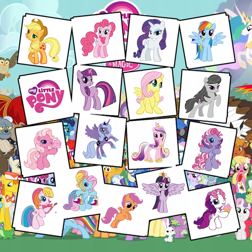 

Tatuaże Zmywalne Dla Dzieci My Little Pony