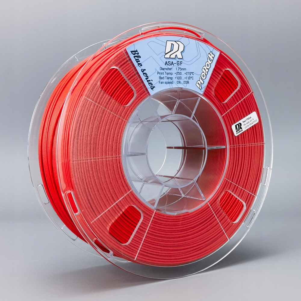 ProRock Filament ASA-GF czerwony Pantone 3546 1.75mm 1000g